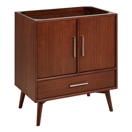 30" Novak Mahogany Vanity - Undermount Sink - True Walnut