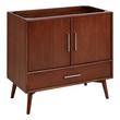 36" Novak Mahogany Vanity - Undermount Sink - True Walnut - AW Quartz - 3 Hole, , large image number 1