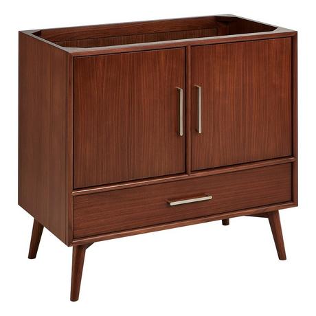 36" Novak Mahogany Vanity - Undermount Sink - True Walnut