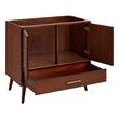 36" Novak Mahogany Vanity - Undermount Sink - True Walnut - AW Quartz - 3 Hole, , large image number 2