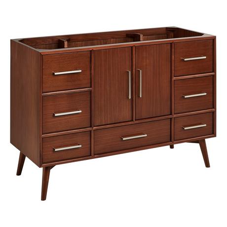 48" Novak Mahogany Vanity - Undermount Sink - True Walnut