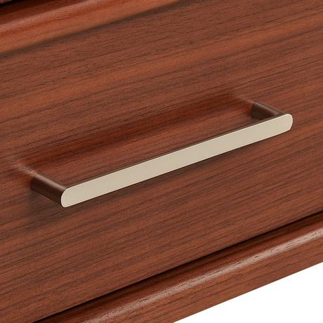 60" Novak Mahogany Double Vanity - Undermount Sinks - True Walnut