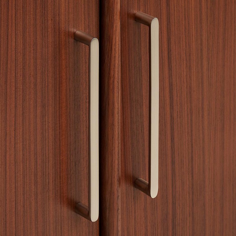 72" Novak Mahogany Double Vanity - Rectangular Undermount Sinks - True Walnut, , large image number 5