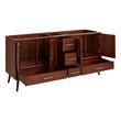 72" Novak Mahogany Double Vanity - Rectangular Undermount Sinks - True Walnut, , large image number 4