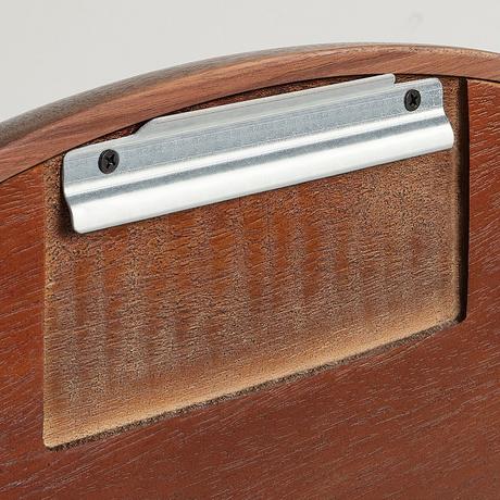 24" Novak Round Mahogany Vanity Mirror - True Walnut