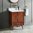 24" Novak Mahogany Vanity - Rectangular Undermount Sink - True Walnut, , large image number 1