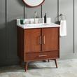 30" Novak Mahogany Vanity - Rectangular Undermount Sink - True Walnut, , large image number 0