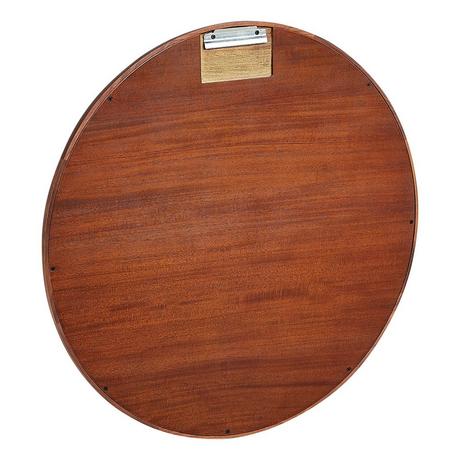 24" Novak Round Mahogany Vanity Mirror - True Walnut - Set of 2