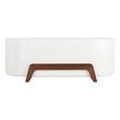 67" Conroy Acrylic Freestanding Tub with Wood Stand - True Walnut, , large image number 2
