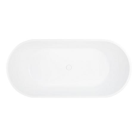 67" Conroy Acrylic Freestanding Tub with Wood Stand