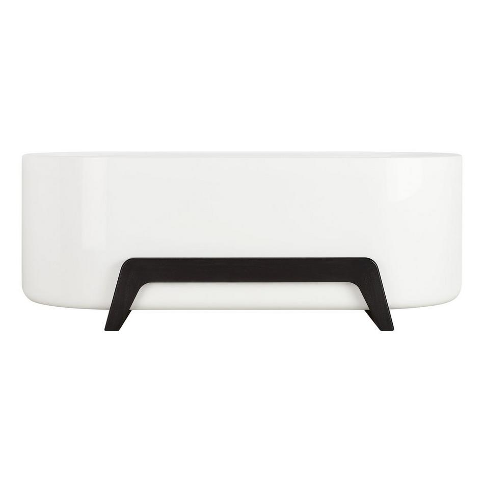 67" Conroy Acrylic Freestanding Tub with Wood Stand, , large image number 2