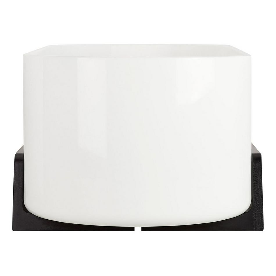 67" Conroy Acrylic Freestanding Tub with Wood Stand, , large image number 3