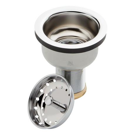 Deep Strainer Basket with Lift Stopper - 3-1/2"