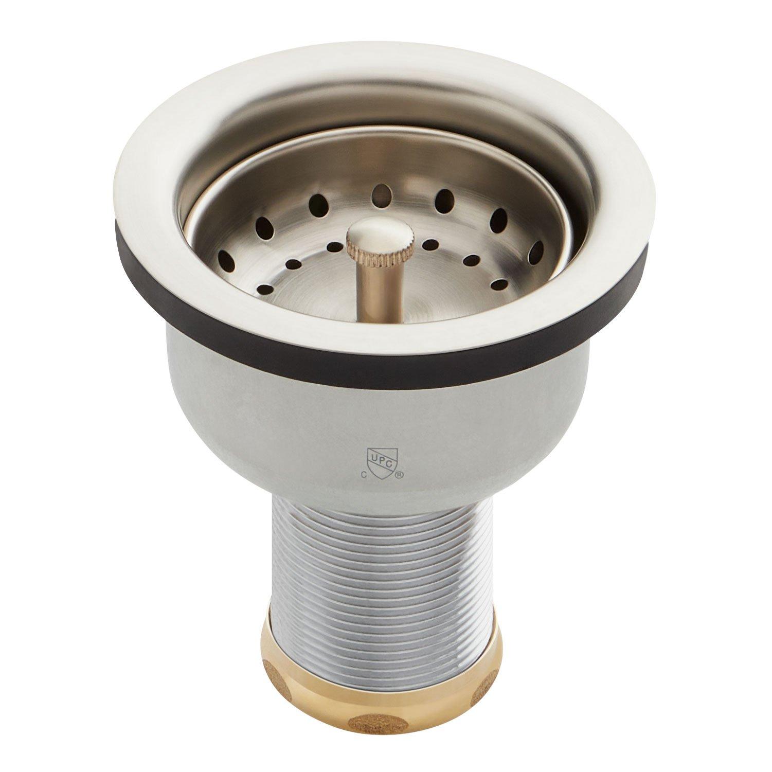Deep Strainer Basket with Lift Stopper - 3-1/2
