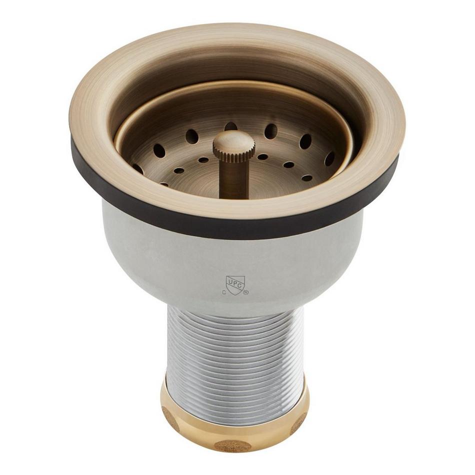 Deep Strainer Basket with Lift Stopper - 3-1/2", , large image number 0
