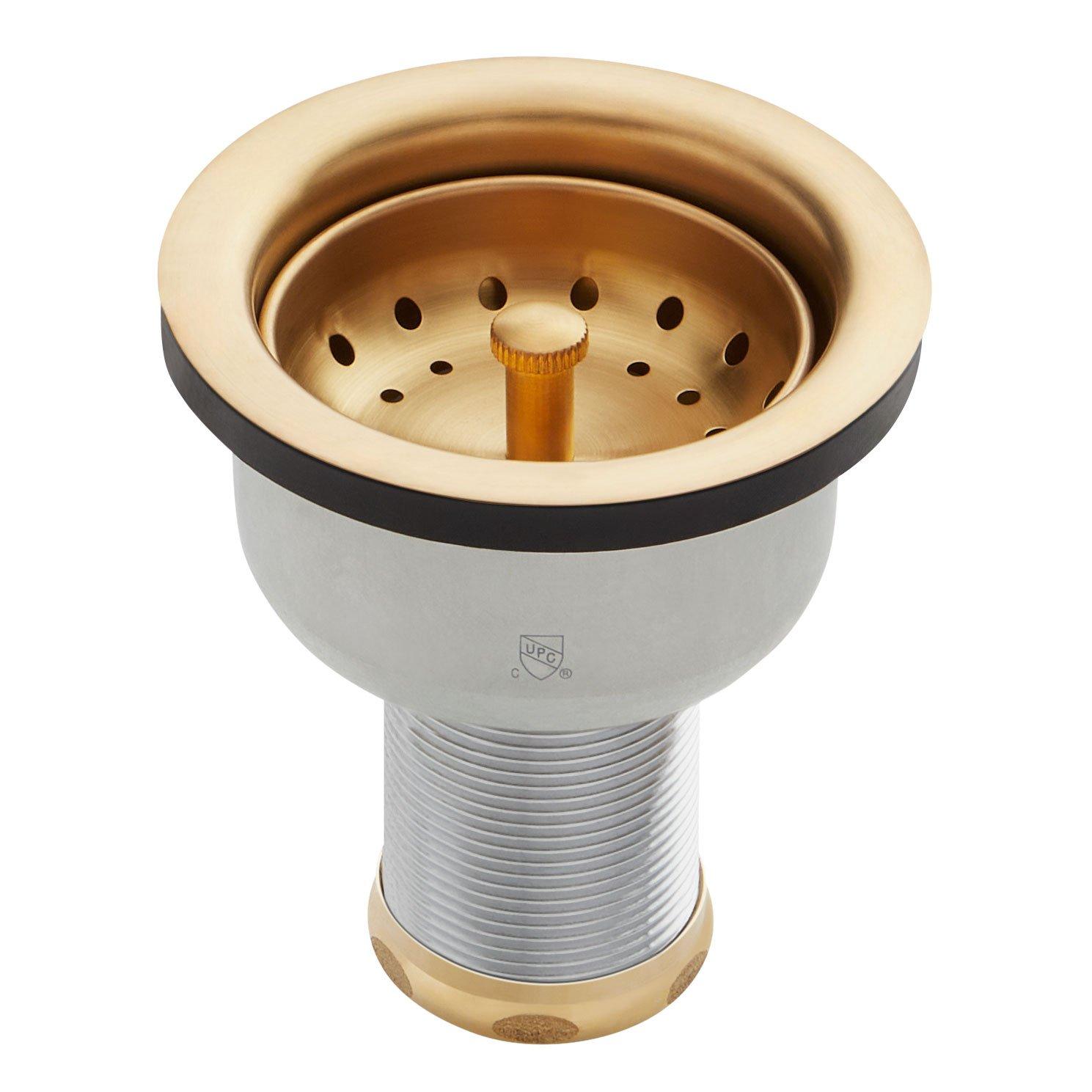 Deep Strainer Basket with Lift Stopper - 3-1/2