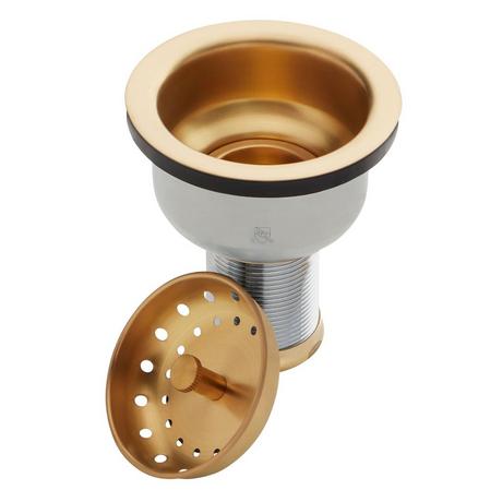 Deep Strainer Basket with Lift Stopper - 3-1/2"