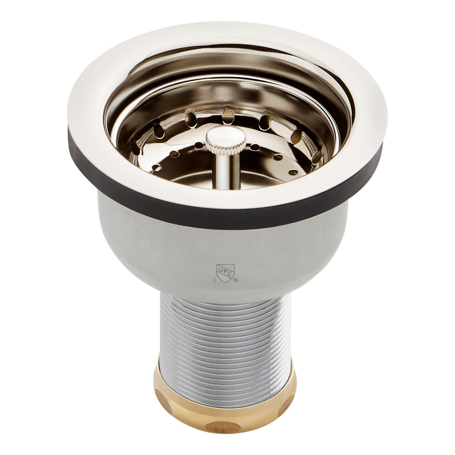 Deep Strainer Basket with Lift Stopper - 3-1/2