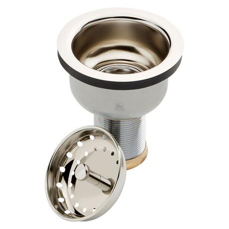 Deep Strainer Basket with Lift Stopper - 3-1/2"