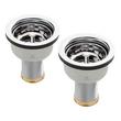Set of 2 - Deep Strainer Basket with Lift Stopper - 3-1/2", , large image number 2