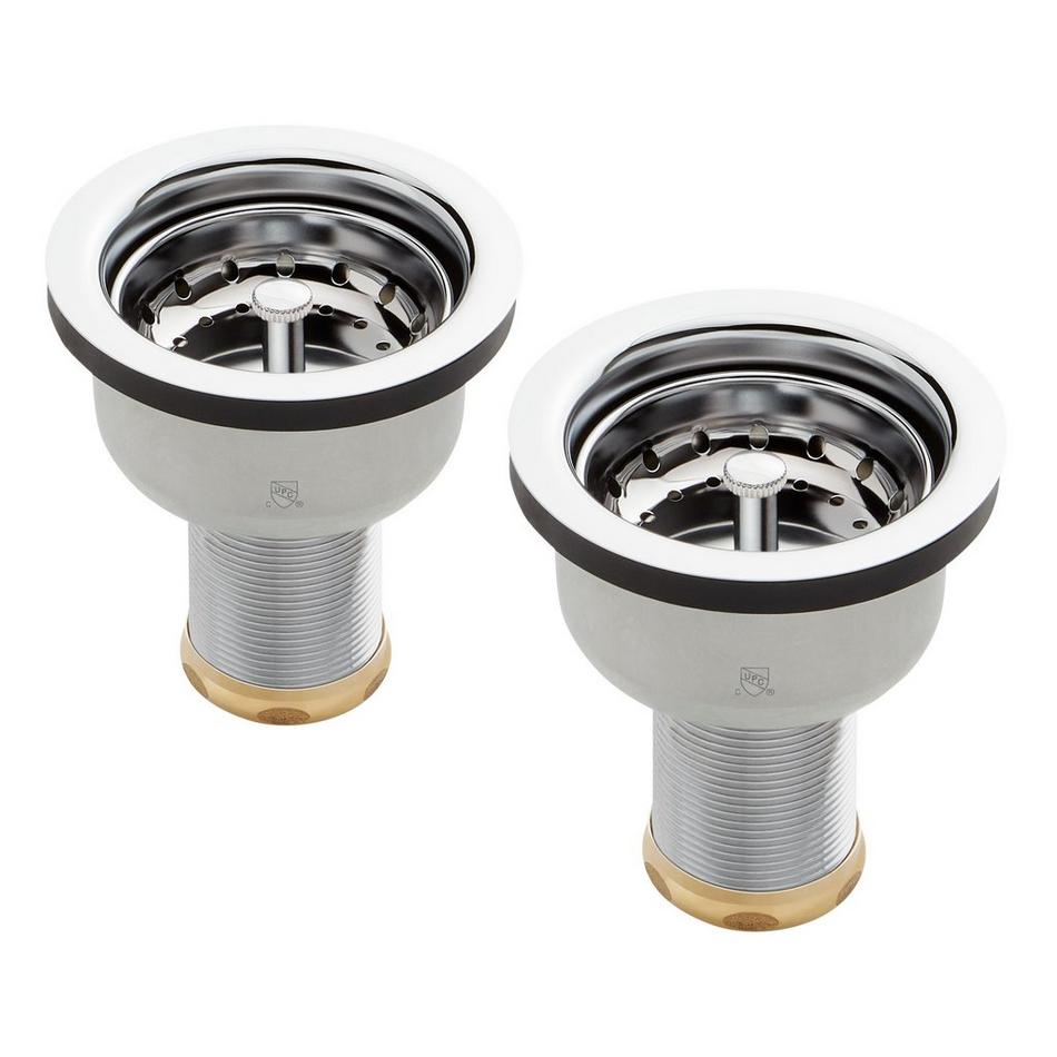 Set of 2 - Deep Strainer Basket with Lift Stopper - 3-1/2", , large image number 2