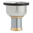 Set of 2 - Deep Strainer Basket with Lift Stopper - 3-1/2" - Chrome, , large image number 1