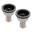 Set of 2 - Deep Strainer Basket with Lift Stopper - 3-1/2", , large image number 4