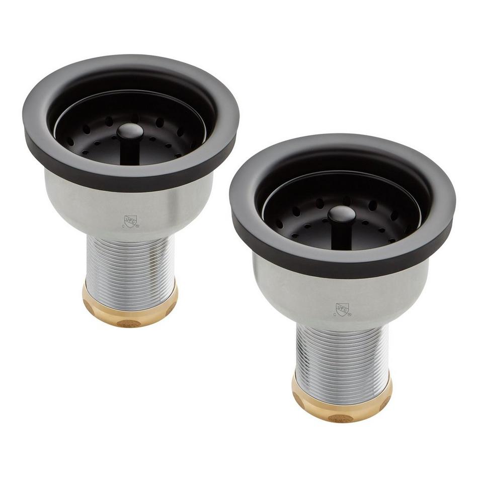 Set of 2 - Deep Strainer Basket with Lift Stopper - 3-1/2", , large image number 4