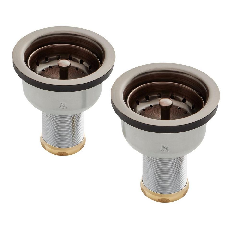 Set of 2 - Deep Strainer Basket with Lift Stopper - 3-1/2", , large image number 5