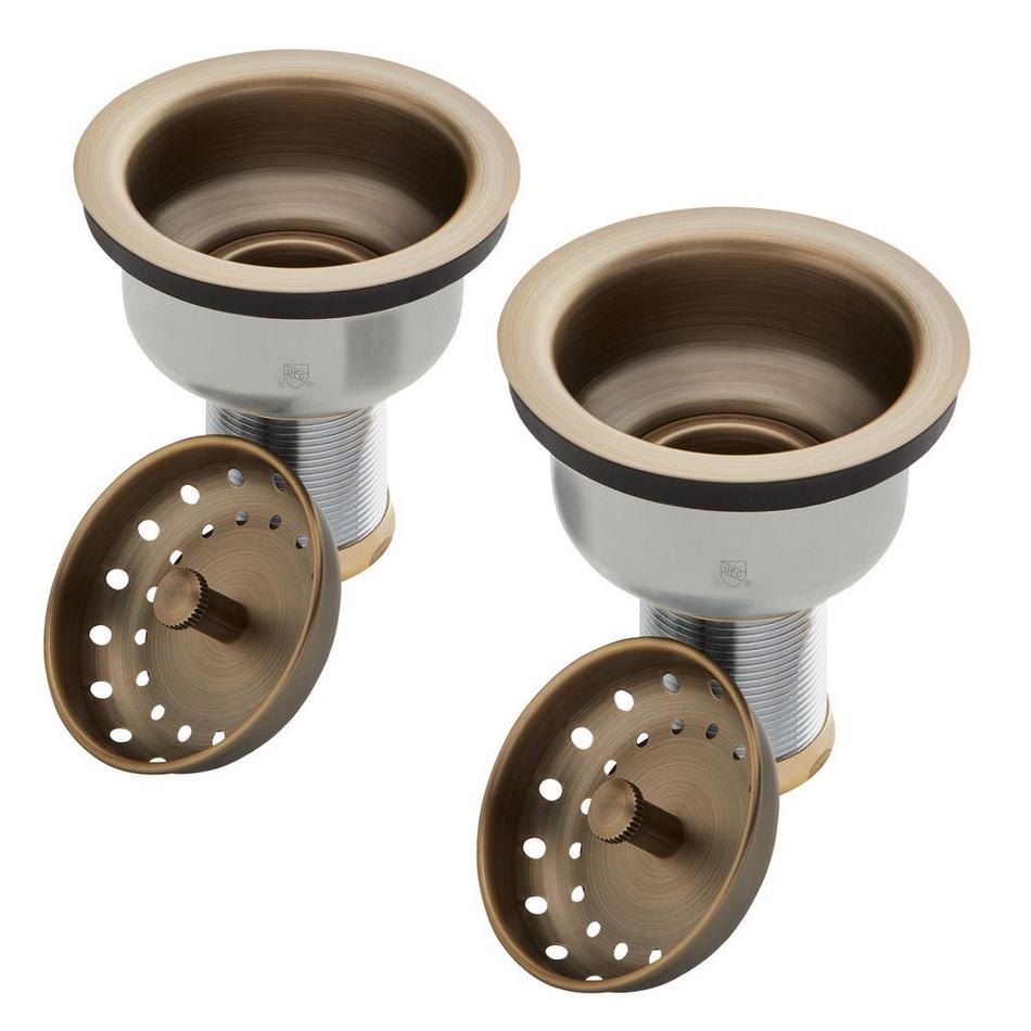 Set of 2 - Deep Strainer Basket with Lift Stopper - 3-1/2", , large image number 12