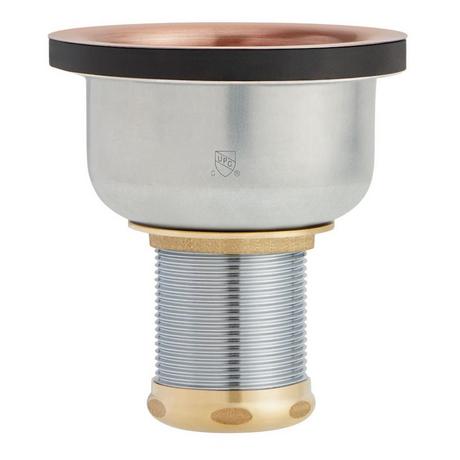 Set of 2 - Deep Strainer Basket with Lift Stopper - 3-1/2"