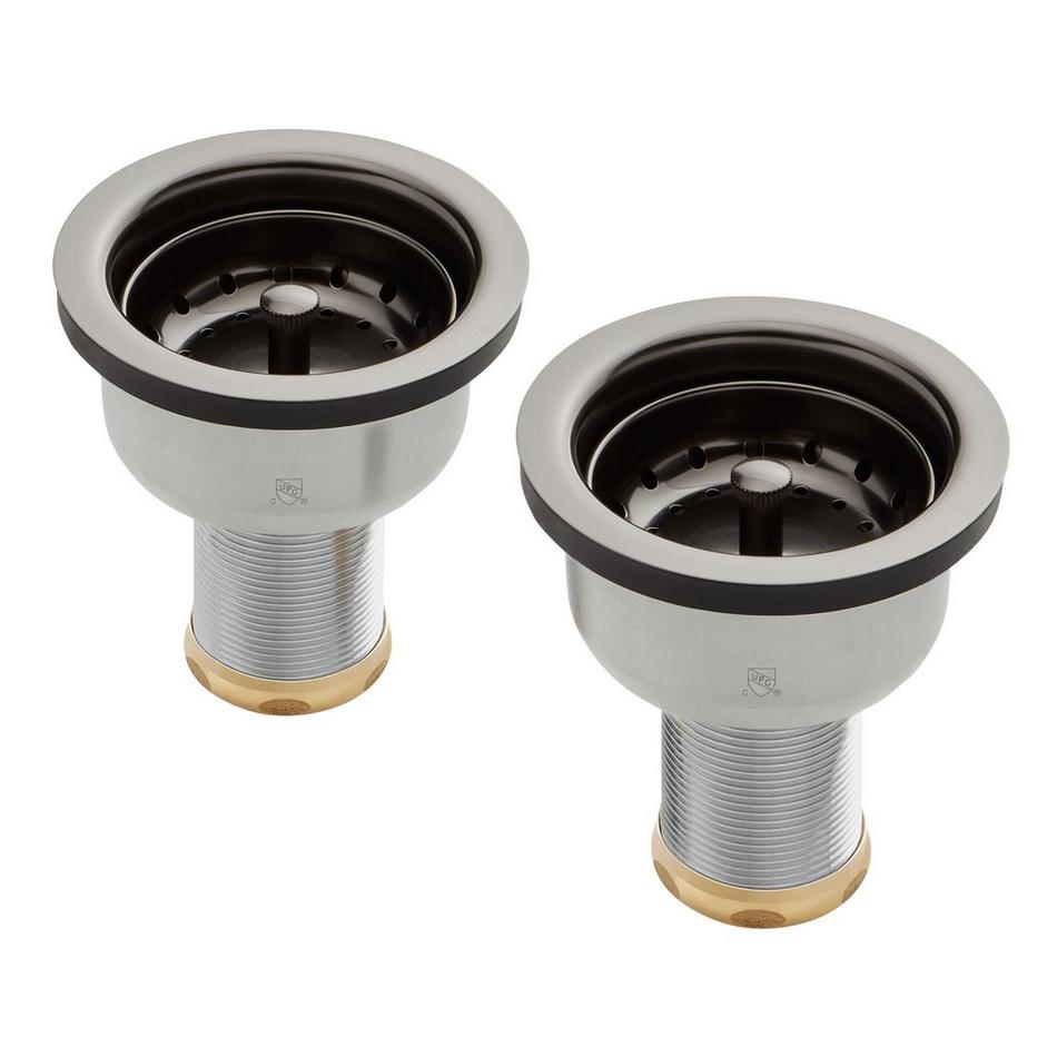 Set of 2 - Deep Strainer Basket with Lift Stopper - 3-1/2", , large image number 3