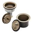 Set - Deep Disposer Flange and Deep Strainer Basket with Lift Stopper - 3-1/2", , large image number 11
