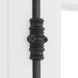 Romlain Brass Door Cremone Bolt - Left Hand - Matte Black, , large image number 1