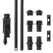 Romlain Brass Door Cremone Bolt - Left Hand - Matte Black, , large image number 4