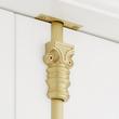 Romlain Brass Door Cremone Bolt - Left Hand - Satin Brass, , large image number 3