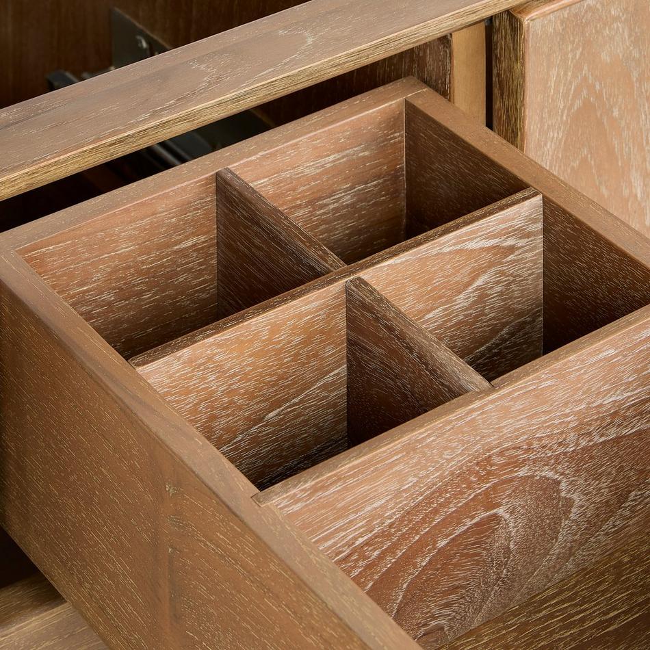 48" Wendolyn Teak Vanity with Rectangular Undermount Sink - Outlet - Washed Teak, , large image number 7