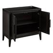 36" Aliso Teak Vanity - Charred Timber Black - Vanity Cabinet Only, , large image number 1