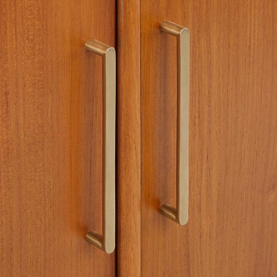 60" Novak Single Teak Vanity  - Teak - Vanity Cabinet Only, , large image number 2