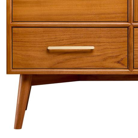 60" Novak Single Teak Vanity with Rectangular Undermount Sink - Teak