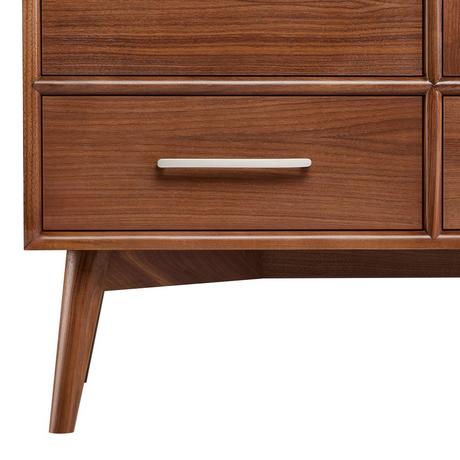 60" Novak Mahogany Single Vanity - True Walnut - Vanity Cabinet Only