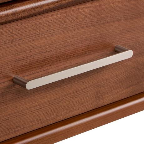 60" Novak Mahogany Single Vanity - True Walnut - Vanity Cabinet Only