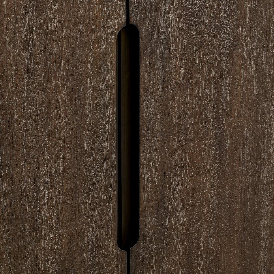 60" Yvon Double Vanity with Outlets - Deep Taupe - Vanity Cabinet Only, , large image number 2