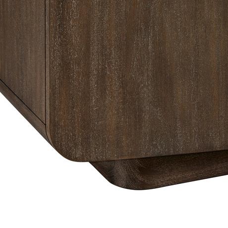 60" Yvon Double Vanity with Outlets - Deep Taupe - Vanity Cabinet Only