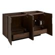 60" Yvon Double Vanity with Outlets - Deep Taupe - Vanity Cabinet Only, , large image number 1