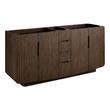 72" Yvon Double Vanity with Outlets - Deep Taupe - Vanity Cabinet Only, , large image number 0