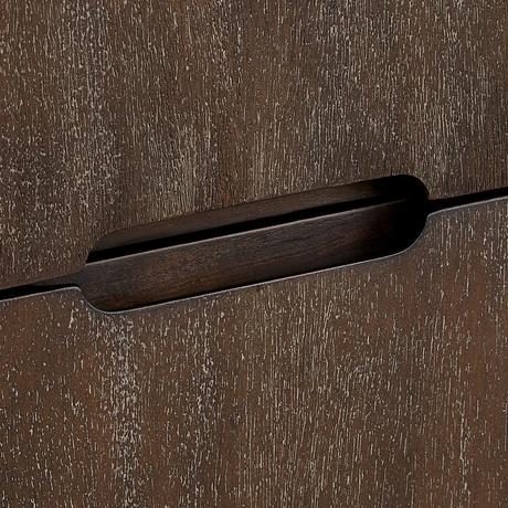 72" Yvon Double Vanity with Outlets - Deep Taupe - Vanity Cabinet Only