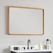 Sylvaine Rounded Rectangle Wood Vanity Mirror, , large image number 0