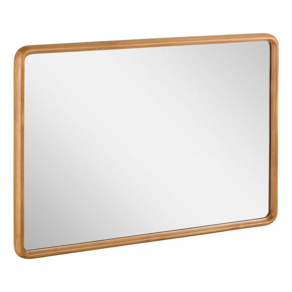 Sylvaine Rounded Rectangle Wood Vanity Mirror, , large image number 3