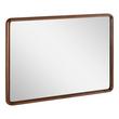 30" x 42" Sylvaine Rounded Rectangle Walnut Vanity Mirror - True Walnut, , large image number 1